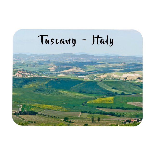 Imán Paisaje típico de la Toscana (Horizontal)