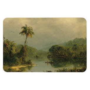 Imán Paisaje tropical Iglesia de Frederic Edwin