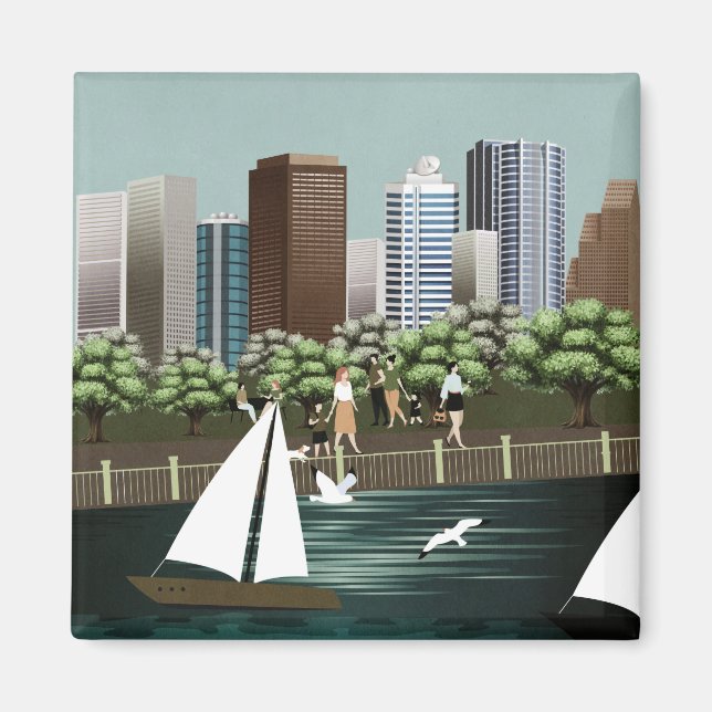 Imán Paisaje urbano (Frente)