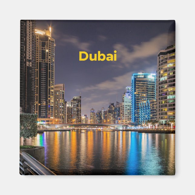 Imán Paisaje urbano de Dubai (Frente)