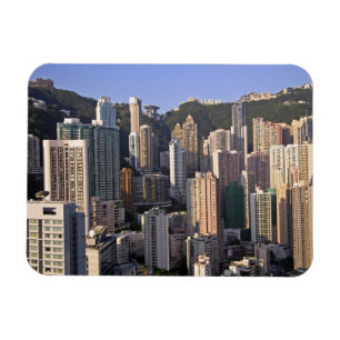 Imán Paisaje urbano de Hong Kong, China