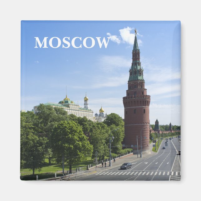 Imán Paisaje urbano de Moscú (Frente)