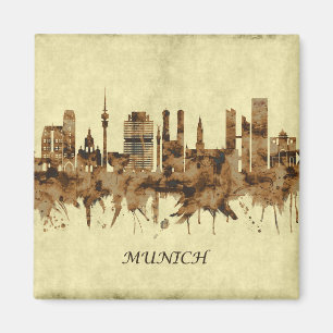 Imán Paisaje urbano de Munich Alemania