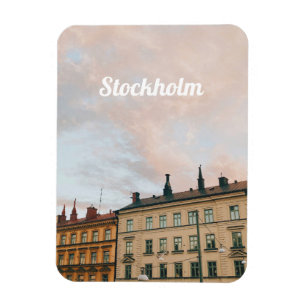 Imán Paisaje urbano de Södermalm en Estocolmo