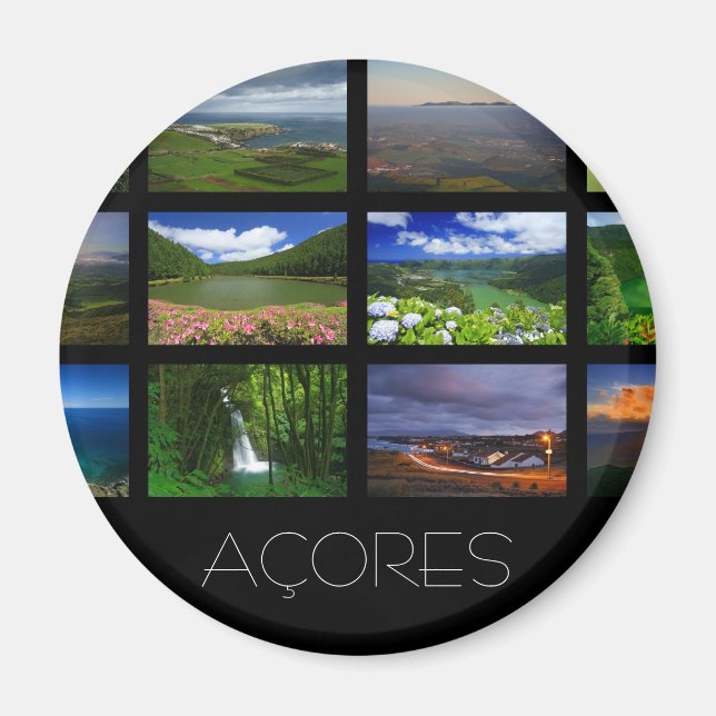 Imán Paisajes de Azores (Frente)