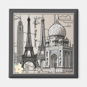 Imán "Paisajes urbanos"