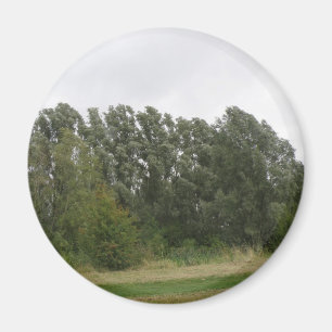Imán paisajístico de la línea de árboles inclinado