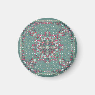 Imán Paisley Bandana Print: Silk Neck Scarf