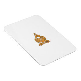 Imán Paisley Floral Art ・ Naranja Boho Decoración