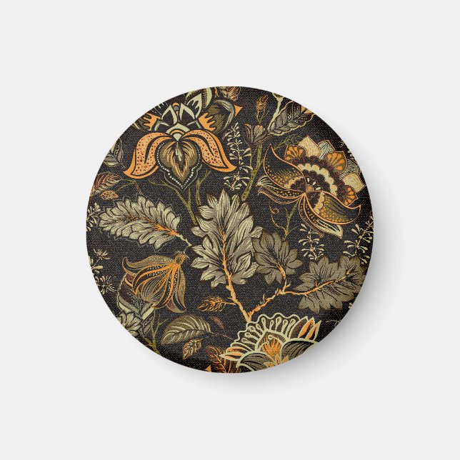 Imán Paisley floral india, patrón étnico sin fisuras. (Frente)