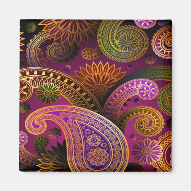 Imán Paisley Purple (Frente)