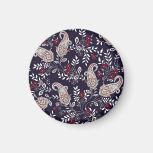 Imán Paisley tradicional india, patrón sin fisuras.