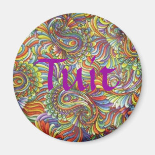 Imán Paisley Tuit Magnet