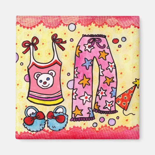 Imán Pajama Fiesta Magnet (Frente)