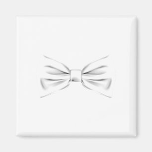 Imán Pajarita Blanca Para Bodas Y Ocasiones Especiales