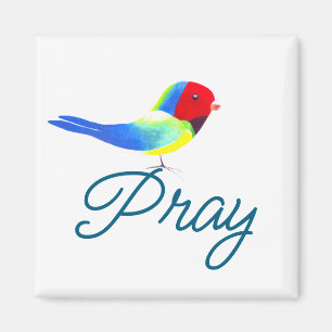 Imán Pajarito de Oración
