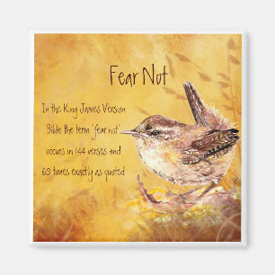 Imán Pájaro acuarela de miedo no incentivo