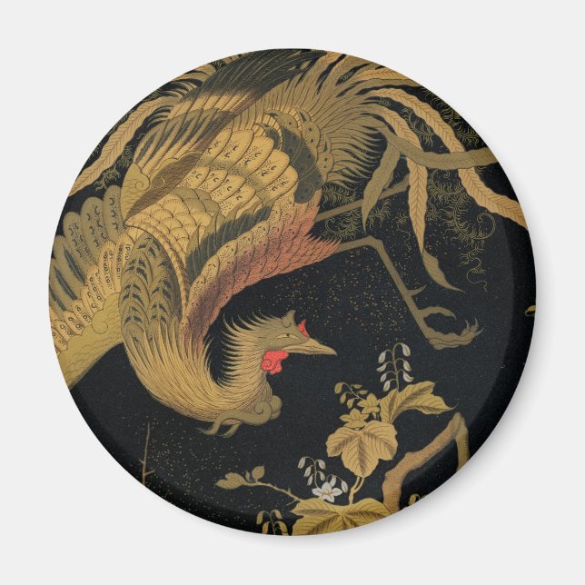 Imán Pájaro Audsley Mítico Howo: Fénix Japonés de 1884 (Frente)