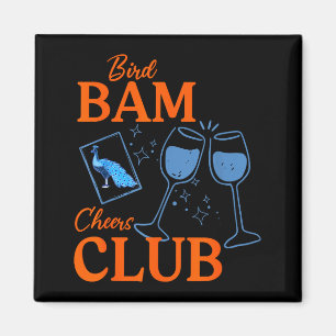 Imán Pájaro bam vivas club pavo real mahjong mah chino