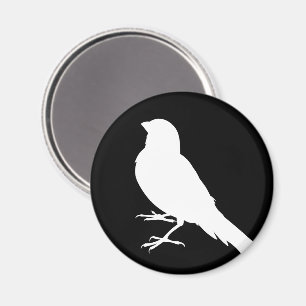 Imán Pájaro Canario de pie
