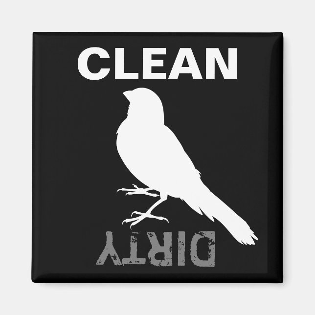 Imán Pájaro canario permanente (Frente)