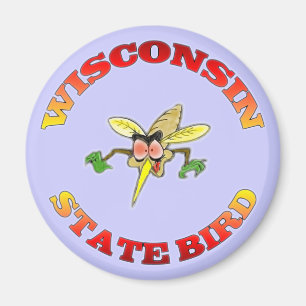 Imán Pájaro de estado de Wisconsin