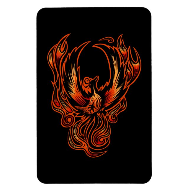 Imán Pájaro De Fuego (Vertical)