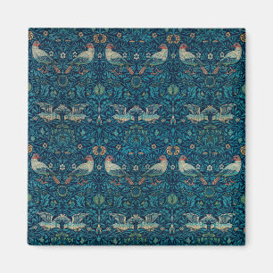 Imán Pájaro de William Morris, arte textil de jardín vi