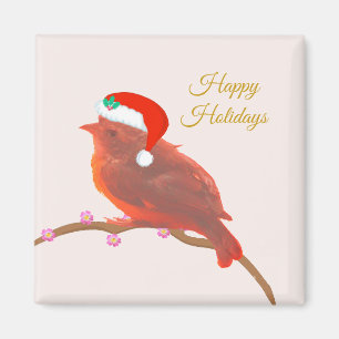 Imán Pájaro pequeño y lindo de Navidad
