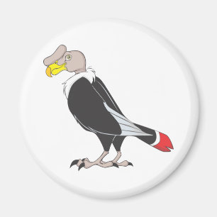 Imán Pájaro sonriente del cóndor andino