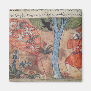 Imán Pájaros de la caza, 'del libro de Kalila y
