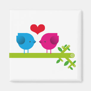 Imán Pájaros del amor