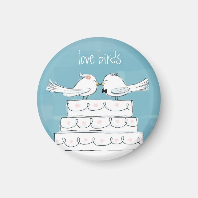 Imán Pájaros del amor (Frente)