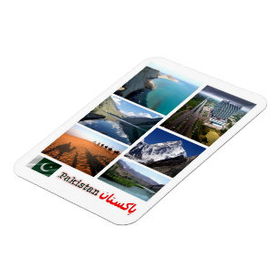 Imán Pakistán - Mosaico - Magnet