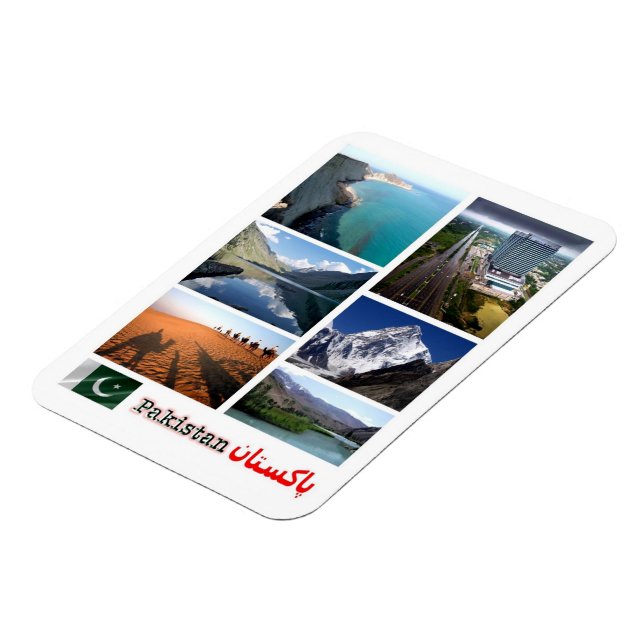 Imán Pakistán - Mosaico - Magnet (Lado Izquierdo)