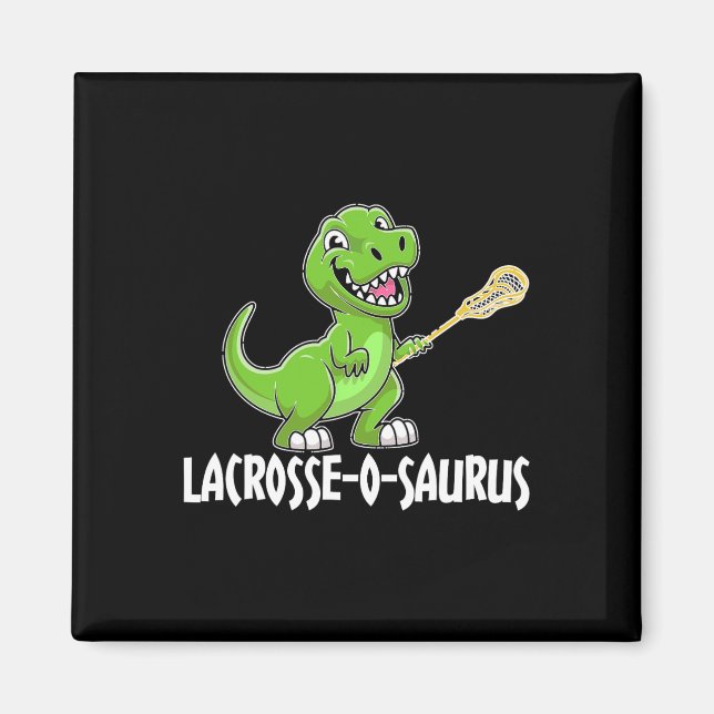 Imán Pala Lacrosse T-rex Dino Lacrosse Racket  (Frente)