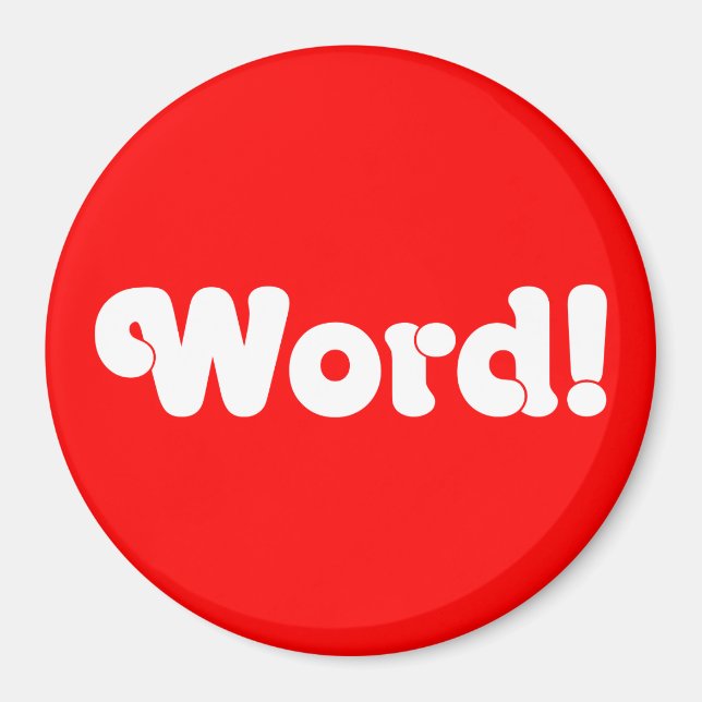 Imán ¡Palabra! (Frente)