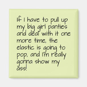 Imán Palabra de Lime Green sobre los grandes Chicas