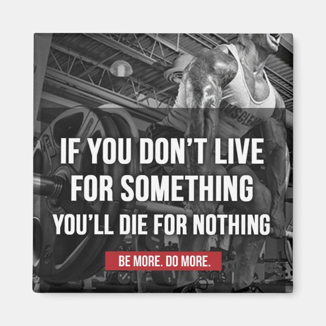 Imán Palabras de entrenamiento motivacionales (Frente)