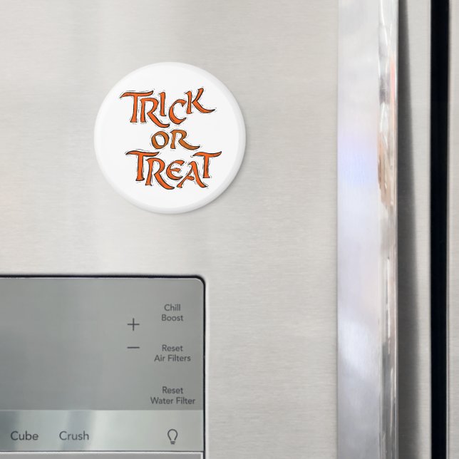 Imán Palabras de Halloween Trick o Treat (In situ (nevera))
