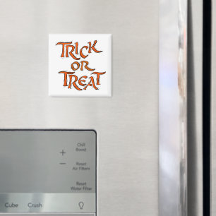 Imán Palabras de Halloween Trick o Treat