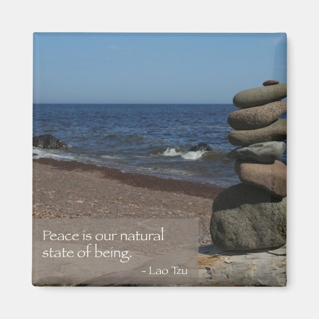 Imán Palabras de sabiduría en lao-zu (Frente)