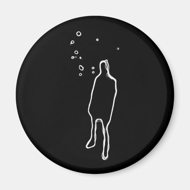 Imán Palabras en la oscuridad (Frente)