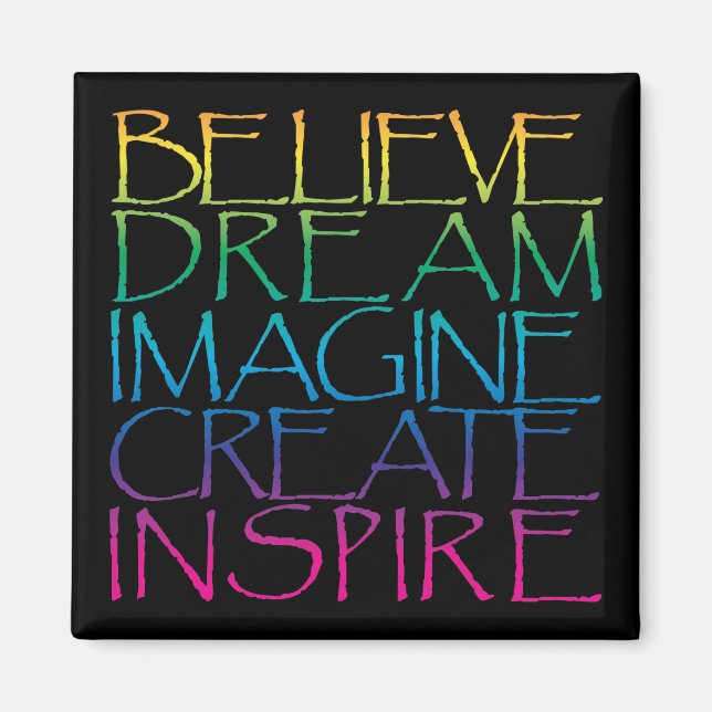 Imán Palabras inspiradoras (Frente)