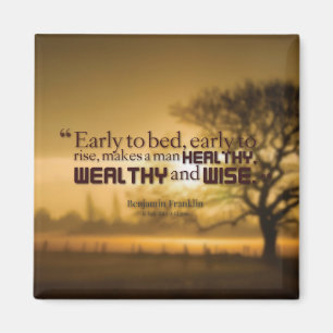 Imán Palabras motivacionales - Cita de Benjamin Frankli