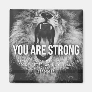 Imán Palabras motivacionales - Eres fuerte