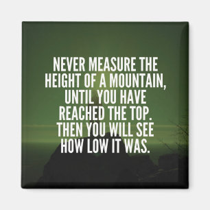 Imán Palabras motivacionales - Montaña