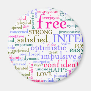 Imán Palabras Motivadoras inspiradoras
