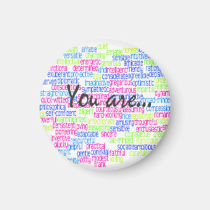 Imán Palabras positivas que te describen