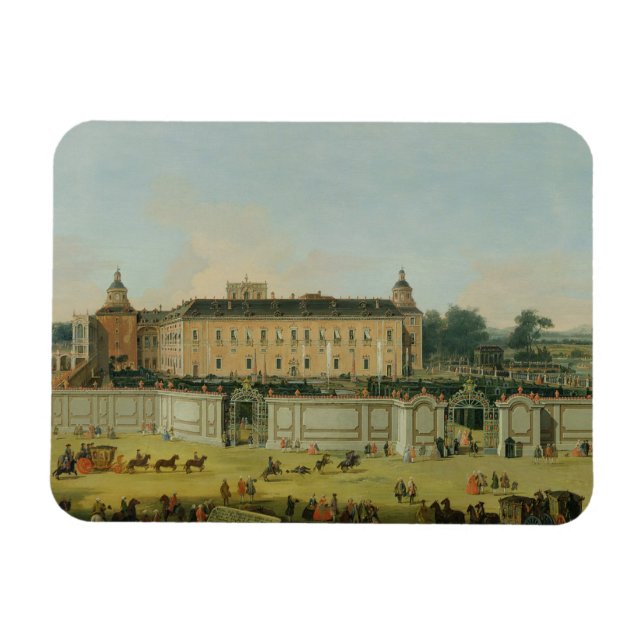 Imán Palacio de Aranjuez, 1756 (aceite sobre lienzo) (Horizontal)